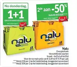 Intermarché Nalu Energiedrank aanbieding
