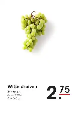 Sligro-M Witte druiven aanbieding