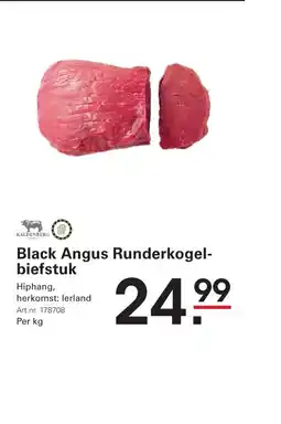 Sligro-M Black Angus Runderkogel biefstuk aanbieding