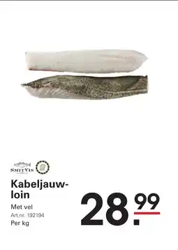 Sligro-M Kabeljauw loin aanbieding