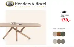 Henders & Hazel Stoel Isaac aanbieding