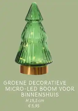 Horta Groene decoratieve micro led boom voor binnenshuis aanbieding