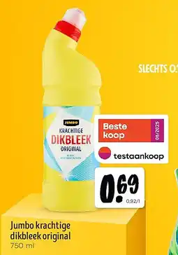 Jumbo Jumbo krachtige dikbleek original 750 ml aanbieding