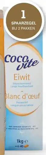 Sligro Cocovite Vloeibaar ei Eiwit aanbieding