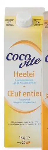 Sligro Cocovite Vloeibaar ei Heelei aanbieding