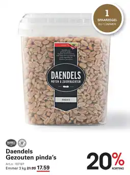 Sligro Daendels Gezouten pinda's aanbieding