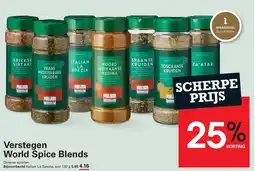 Sligro Verstegen World Spice Blends aanbieding