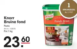 Sligro Knorr Bruine fond aanbieding