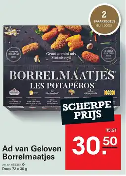 Sligro Ad van Geloven Borrelmaatjes aanbieding