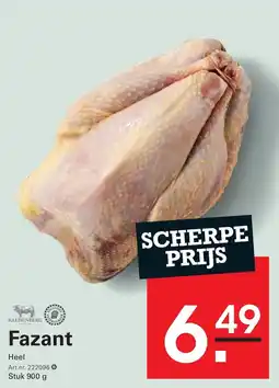 Sligro Fazant Heel aanbieding