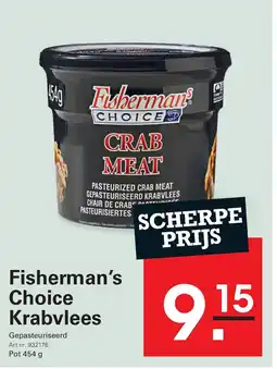 Sligro Fisherman's Choice Krabvlees aanbieding
