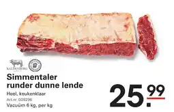 Sligro Simmentaler runder dunne lende aanbieding