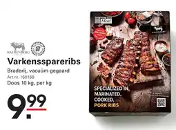 Sligro Varkensspareribs aanbieding