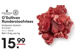 Sligro O'Sullivan Runderstoofvlees aanbieding