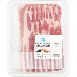 Albert Heijn AH Gezouten spek dik gesneden bel aanbieding
