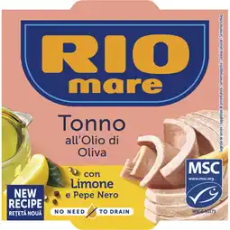 Albert Heijn Rio Mare Tonijn limone e pepe nero aanbieding