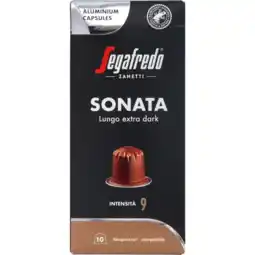 Albert Heijn Segafredo Sonata lungo extra dark capsules aanbieding