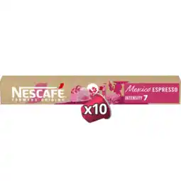 Albert Heijn Nescafé Farmers origins Mexico espresso capsules aanbieding