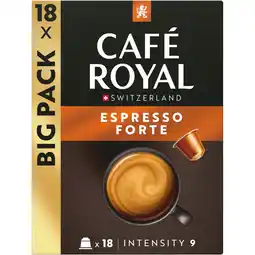 Albert Heijn Café Royal Espresso forte big pack capsules aanbieding