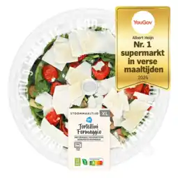 Albert Heijn AH Stoommaaltijd tortellini formaggio XL aanbieding