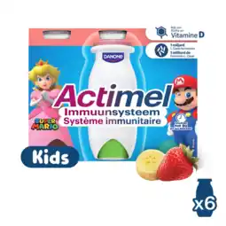 Albert Heijn Actimel Kids aardbei banaan bel aanbieding