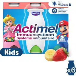 Albert Heijn Actimel Kids aardbei banaan bel aanbieding