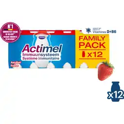 Albert Heijn Danone Actimel aardbei bel aanbieding
