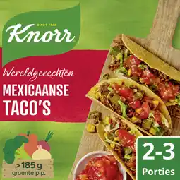 Albert Heijn Knorr Wereldgerechten Mexicaanse taco's aanbieding