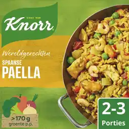 Albert Heijn Knorr Wereldgerechten Spaanse paella aanbieding