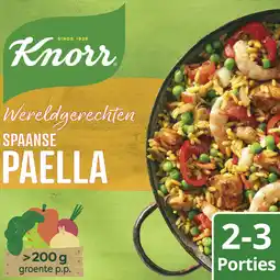 Albert Heijn Knorr Wereldgerechten Spaanse paella aanbieding