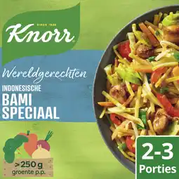 Albert Heijn Knorr Wereldgerechten Indonesische bami aanbieding