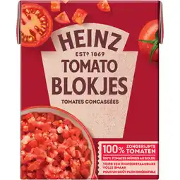 Albert Heijn Heinz Tomaten blokjes naturel aanbieding