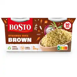 Albert Heijn Bosto Brown rice steamed bel aanbieding