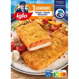 Albert Heijn Iglo 3 kombinos tomaat mozzarella bel aanbieding