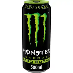 Albert Heijn Monster Energy zero sugar bel aanbieding