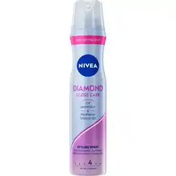 Albert Heijn NIVEA Diamond gloss care styling spray aanbieding