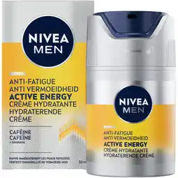Albert Heijn NIVEA Men active energy gezichtscrème aanbieding