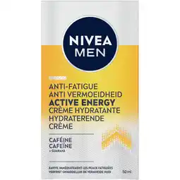 Albert Heijn NIVEA Men active energy gezichtscrème aanbieding
