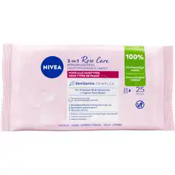 Albert Heijn NIVEA Micelair rose water reinigingsdoekjes aanbieding