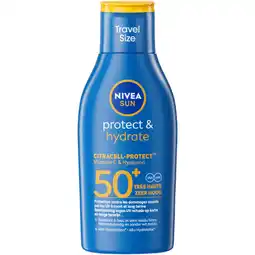 Albert Heijn NIVEA Sun travelsize spf50 aanbieding