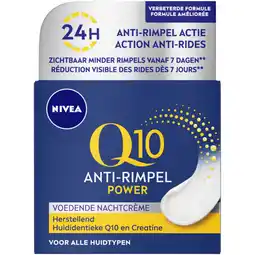 Albert Heijn NIVEA Q10 power anti-rimpel nachtcrème aanbieding