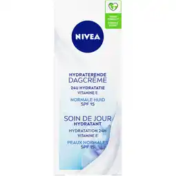 Albert Heijn NIVEA Hydraterende dagcrème spf15 normale huid aanbieding