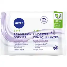 Albert Heijn NIVEA Sensitive reinigingsdoekjes aanbieding