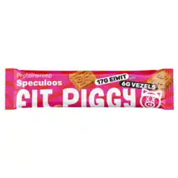 Albert Heijn Fit Piggy Proteïnereep speculoos aanbieding