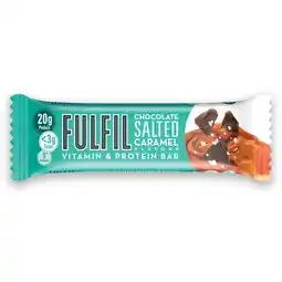 Albert Heijn FulFil Protein bar chocolate salted caramel aanbieding