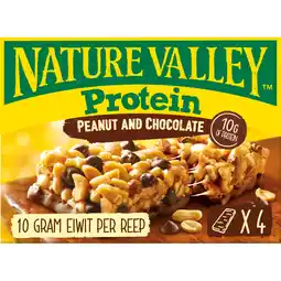 Albert Heijn Nature Valley Protein pinda & chocolade repen aanbieding