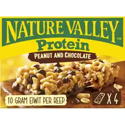 Albert Heijn Nature Valley Protein pinda & chocolade repen aanbieding