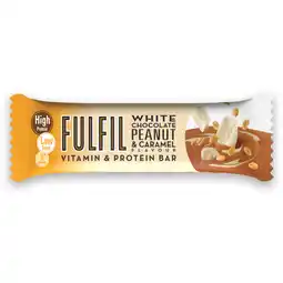 Albert Heijn FulFil Protein bar white choco peanut & caramel aanbieding
