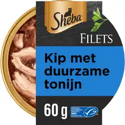 Albert Heijn Sheba Filets kip met duurzame tonijn aanbieding