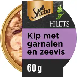 Albert Heijn Sheba Filets kip met garnalen en zeevis aanbieding